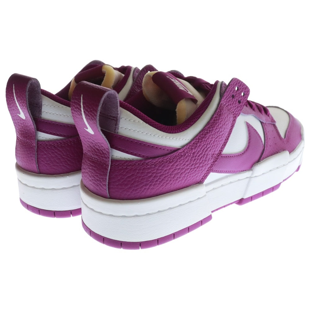 NIKE(ナイキ) WMNS DUNK LOW DISRUPT Cactus Flower ウィメンズ ダンク ディスラプト カクタスフラワー ローカットスニーカー ホワイト/パープル US10.5/27.5cm DN5065-100