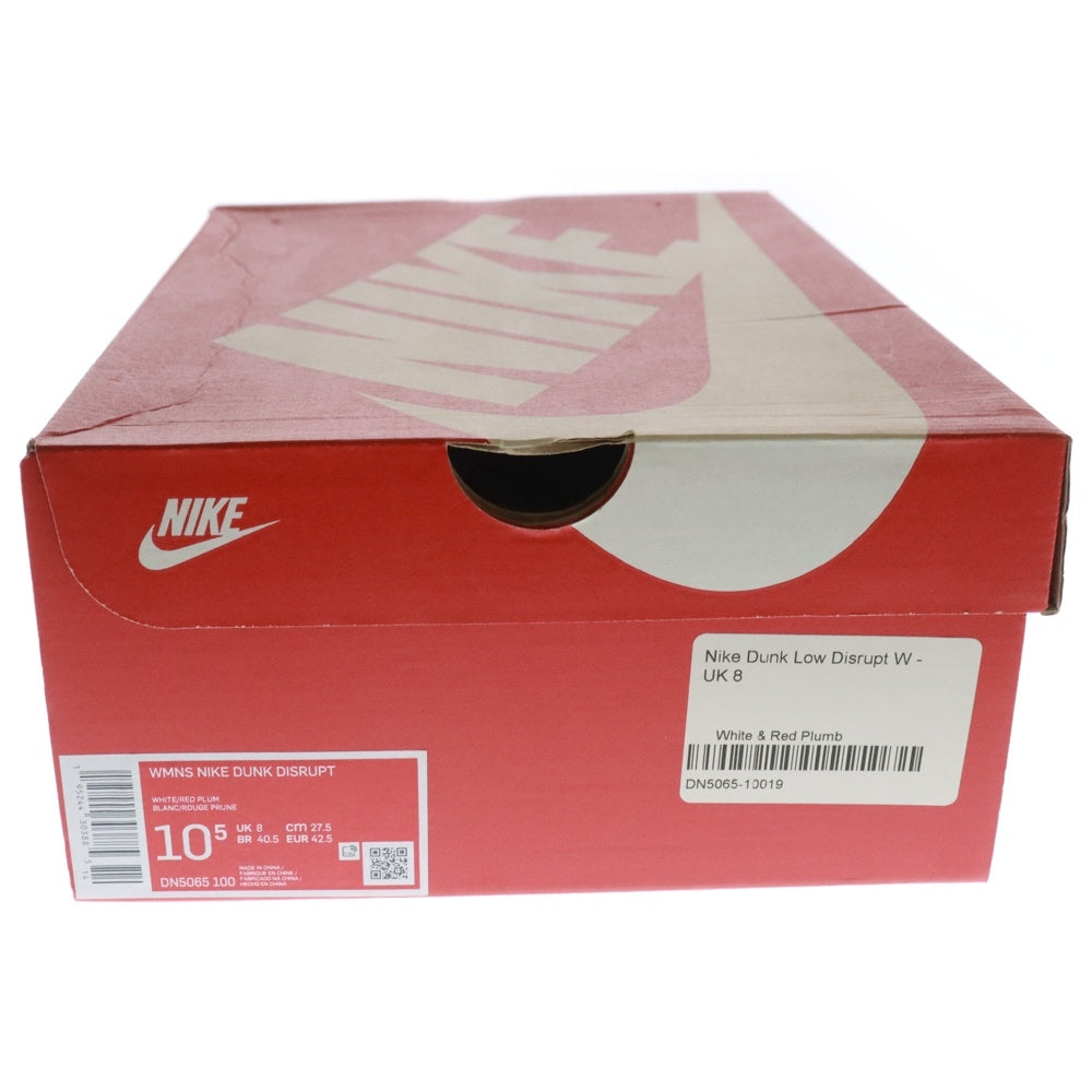 NIKE(ナイキ) WMNS DUNK LOW DISRUPT Cactus Flower ウィメンズ ダンク ディスラプト カクタスフラワー ローカットスニーカー ホワイト/パープル US10.5/27.5cm DN5065-100