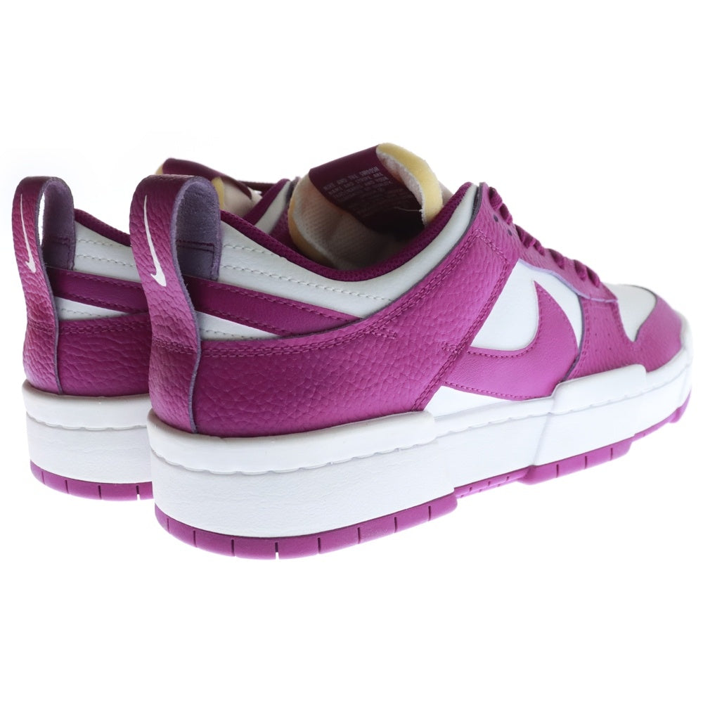 NIKE(ナイキ) WMNS DUNK LOW DISRUPT Cactus Flower ウィメンズ ダンク ディスラプト カクタスフラワー ローカットスニーカー ホワイト/パープル US10.5/27.5cm DN5065-100