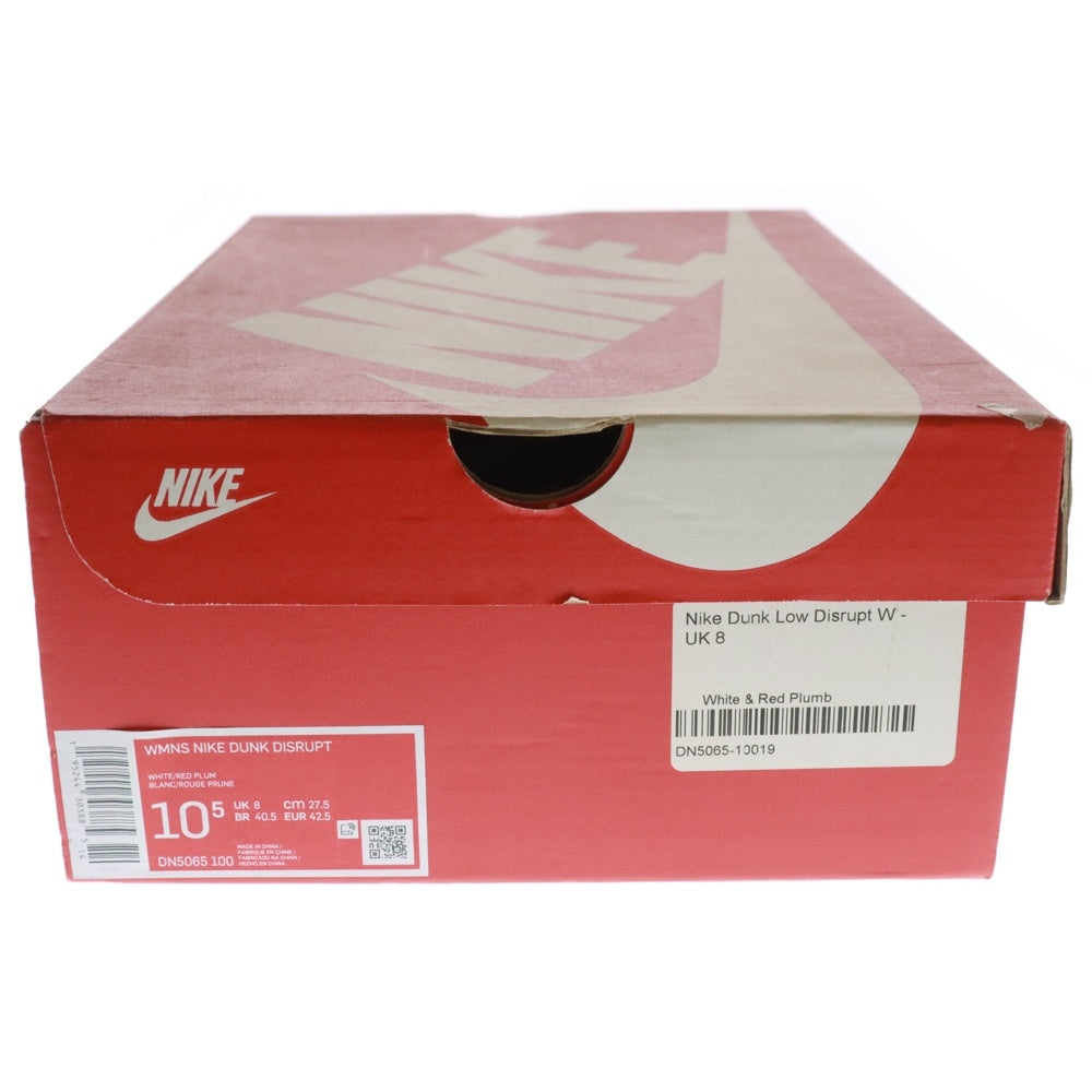 NIKE(ナイキ) WMNS DUNK LOW DISRUPT Cactus Flower ウィメンズ ダンク ディスラプト カクタスフラワー ローカットスニーカー ホワイト/パープル US10.5/27.5cm DN5065-100