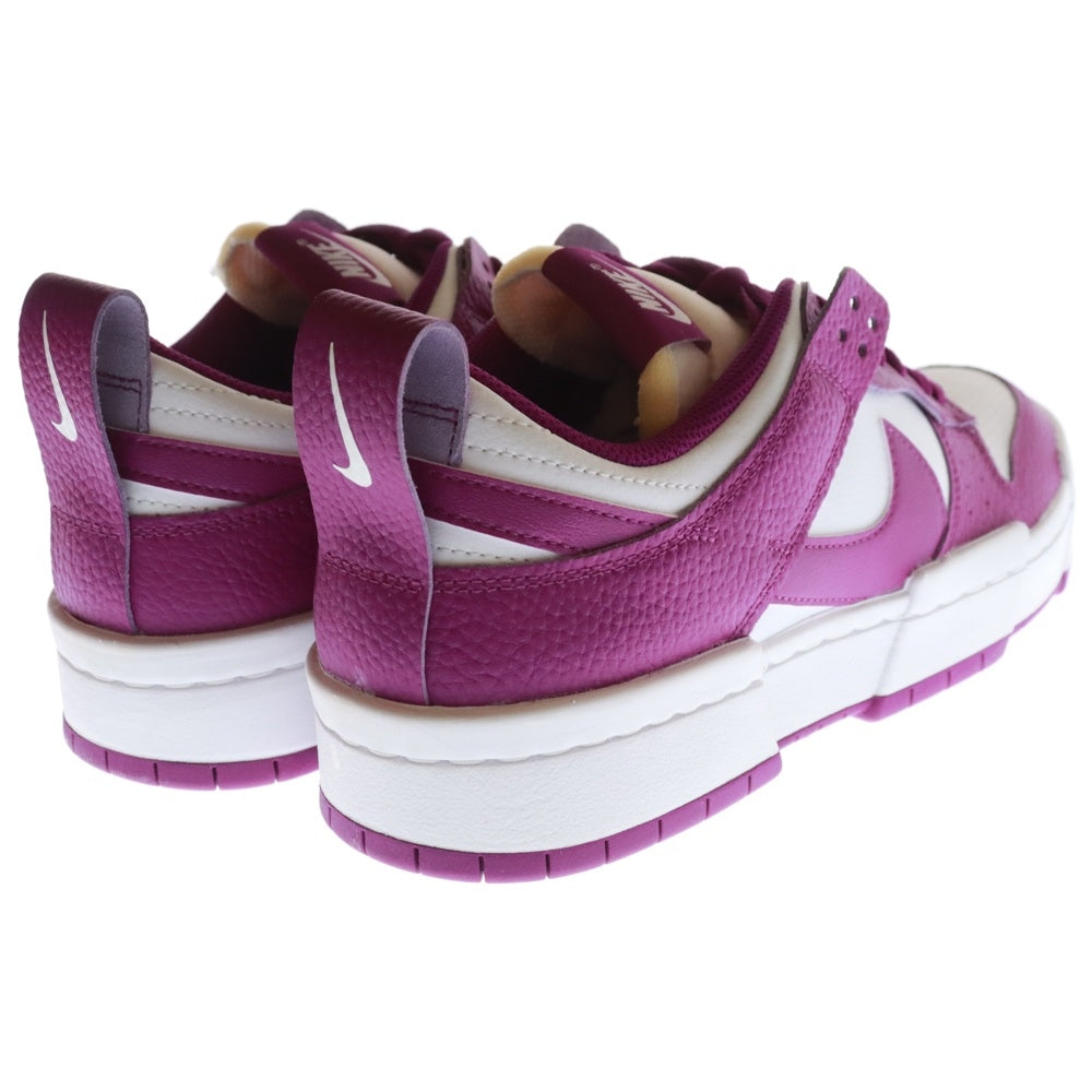 NIKE(ナイキ) WMNS DUNK LOW DISRUPT Cactus Flower ウィメンズ ダンク ディスラプト カクタスフラワー ローカットスニーカー ホワイト/パープル US10/27cm DN5065-100