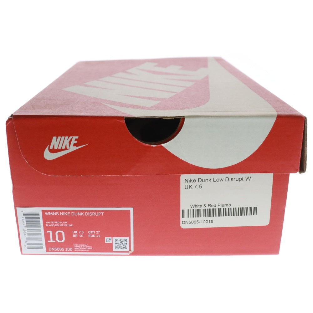 NIKE(ナイキ) WMNS DUNK LOW DISRUPT Cactus Flower ウィメンズ ダンク ディスラプト カクタスフラワー ローカットスニーカー ホワイト/パープル US10/27cm DN5065-100