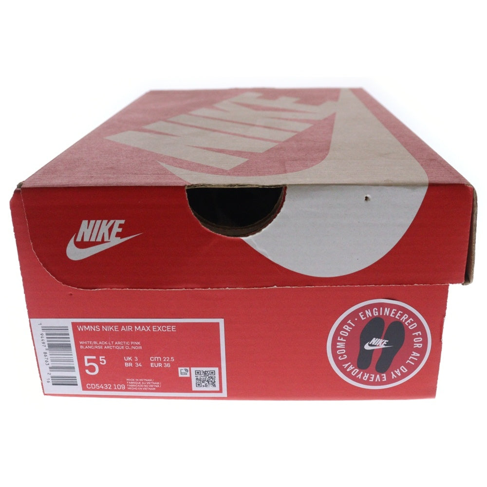 NIKE(ナイキ) WMNS AIR MAX EXCEE ウィメンズ エアマックス エクシー ローカットスニーカー レディース ピンク/ホワイト US5.5/22.5cm CD5432-109