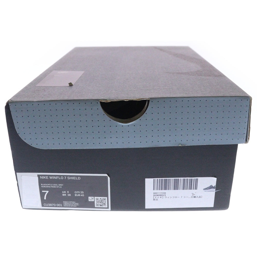 NIKE(ナイキ) WINFLO 7 SHIELD ウィンフロー 7 シールド ローカットスニーカー ブラック/ホワイト US7/25cm CU3870-001