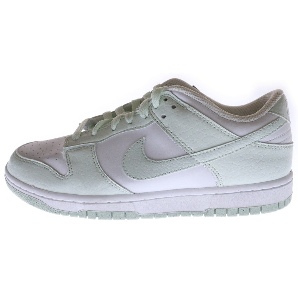 NIKE(ナイキ) WMNS DUNK LOW NEXT NATURE ウィメンズ ダンク ネクストネイチャー ローカットスニーカー ホワイト/ライトグリーン US9/26cm DN1431-102