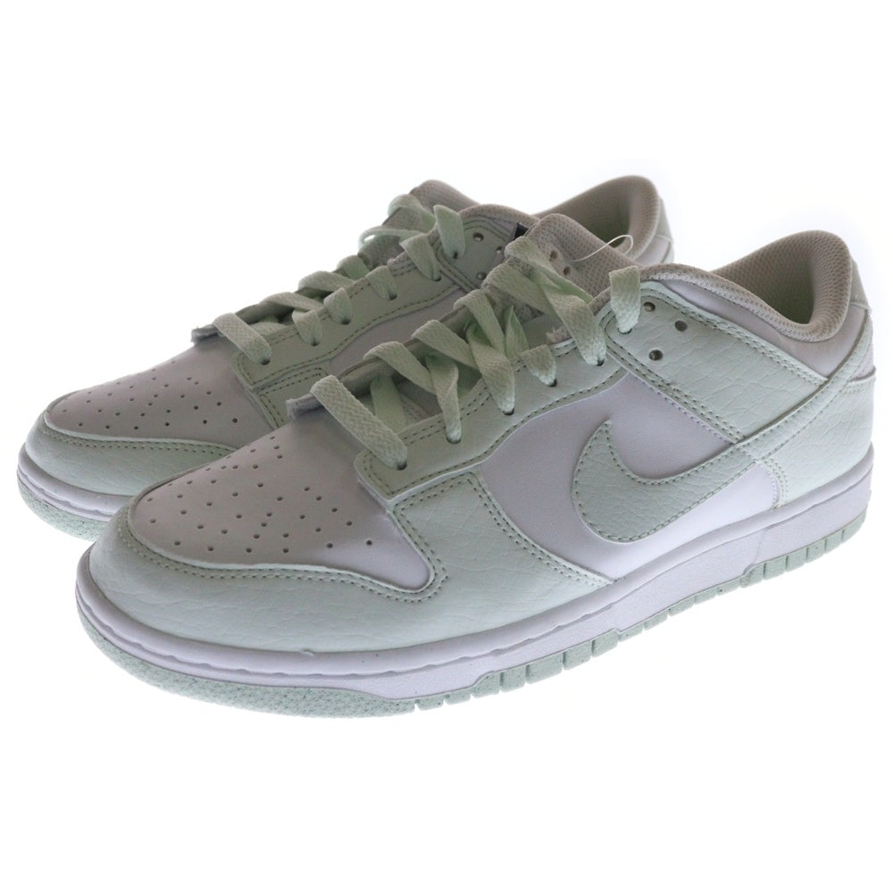NIKE(ナイキ) WMNS DUNK LOW NEXT NATURE ウィメンズ ダンク ネクストネイチャー ローカットスニーカー ホワイト/ライトグリーン US9/26cm DN1431-102