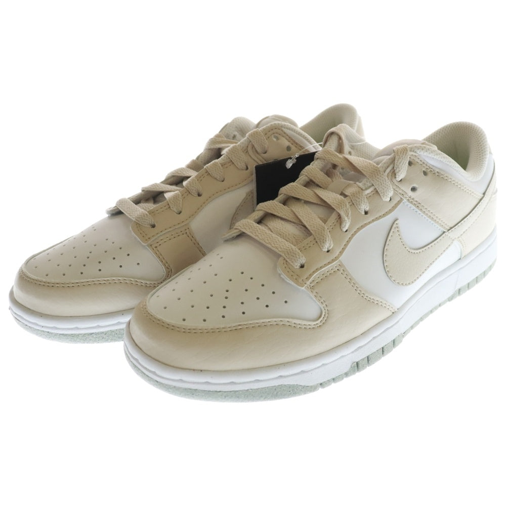 NIKE(ナイキ) WMNS DUNK LOW NEXT NATURE ウィメンズ ダンク ネクストネイチャー ローカットスニーカー ホワイト/ベージュ US8.5/25.5cm DN1431-100