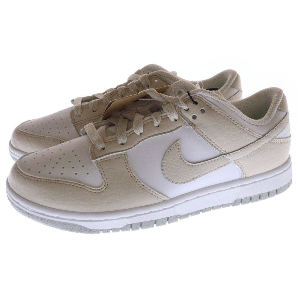 NIKE(ナイキ) WMNS DUNK LOW NEXT NATURE ウィメンズ ダンク ネクストネイチャー ローカットスニーカー ホワイト/ベージュ US8/25cm DN1431-100