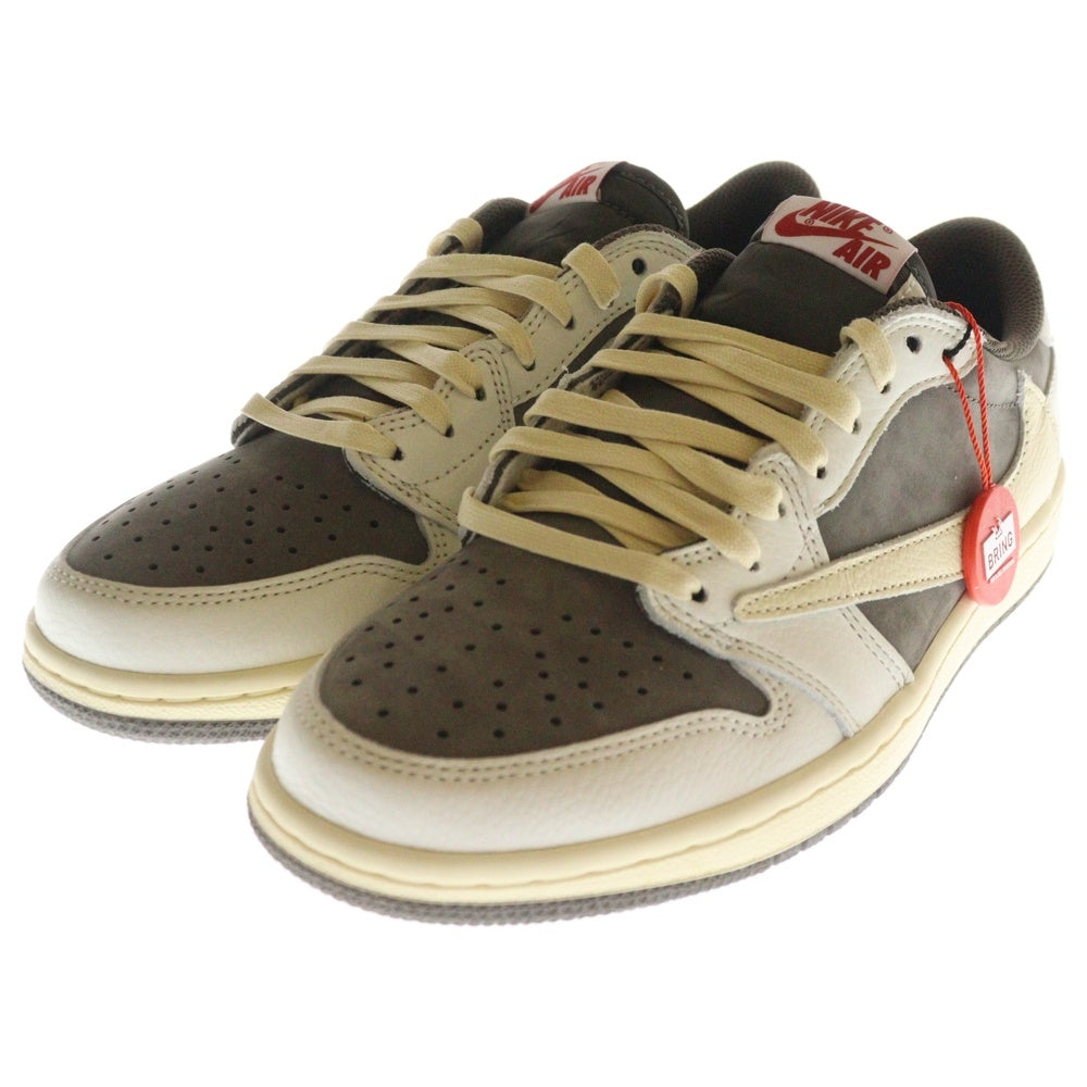 NIKE(ナイキ) ×TRAVIS SCOTT AIR JORDAN 1 LOW OG REVERSE MOCHA トラヴィススコット エアジョーダン1 ローカットスニーカー リバースモカ ブラウン US7/25cm DM7866-162