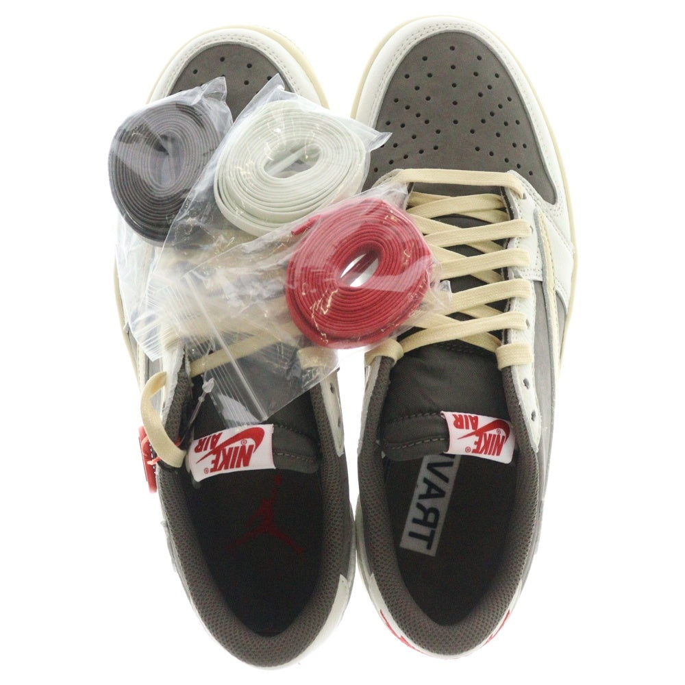 NIKE(ナイキ) ×TRAVIS SCOTT AIR JORDAN 1 LOW OG REVERSE MOCHA トラヴィススコット エアジョーダン1 ローカットスニーカー リバースモカ ブラウン US7/25cm DM7866-162