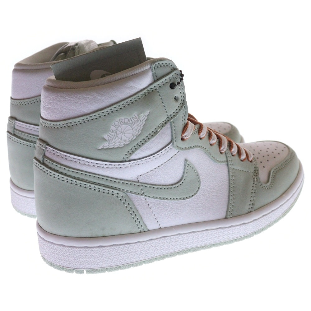 NIKE(ナイキ) WMNS AIR JORDAN 1 HIGH OG SEAFOAM ウィメンズ エアジョーダン1 シーフォーム ハイカットスニーカー ホワイト/グリーン US6/23cm CD0461-002 レディース