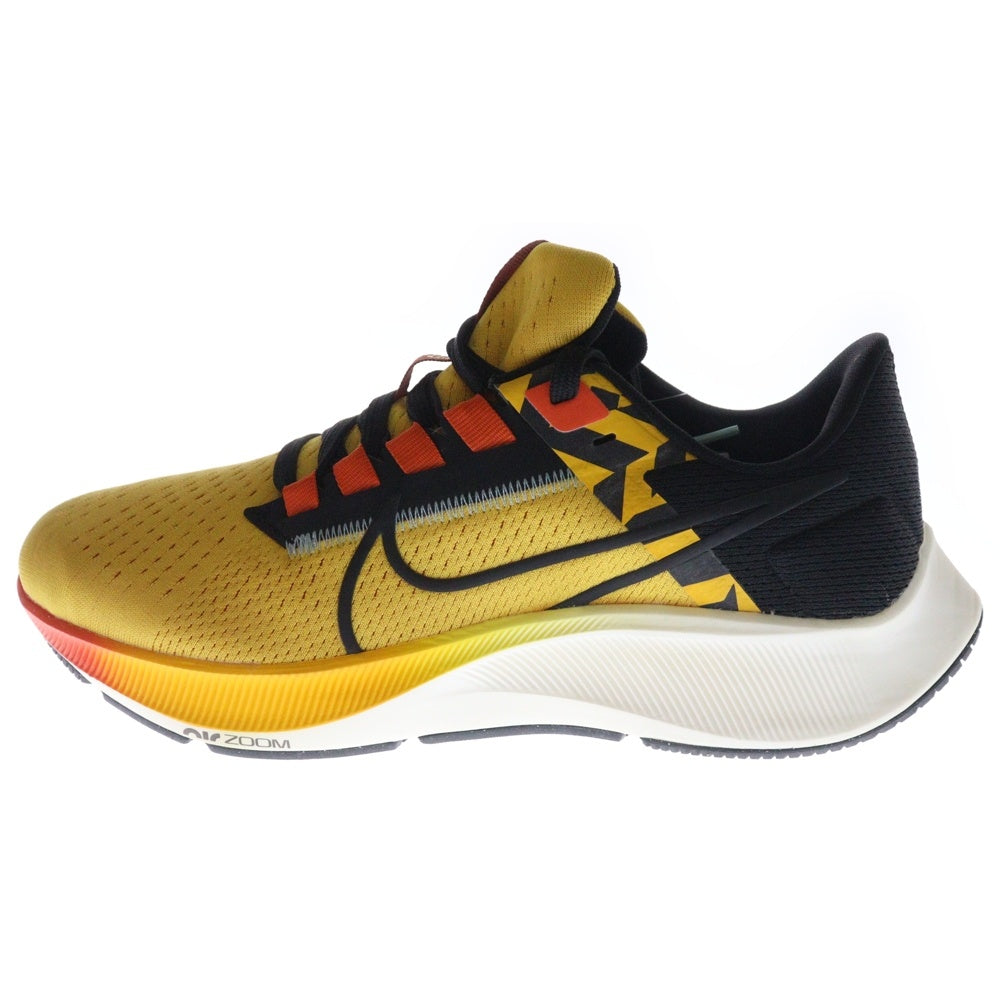 NIKE(ナイキ) AIR ZOOM PEGASUS 38 EKIDEN PACK エアズーム ペガサス38 駅伝パック ローカットスニーカー イエロー US7/25cm DO2423-739