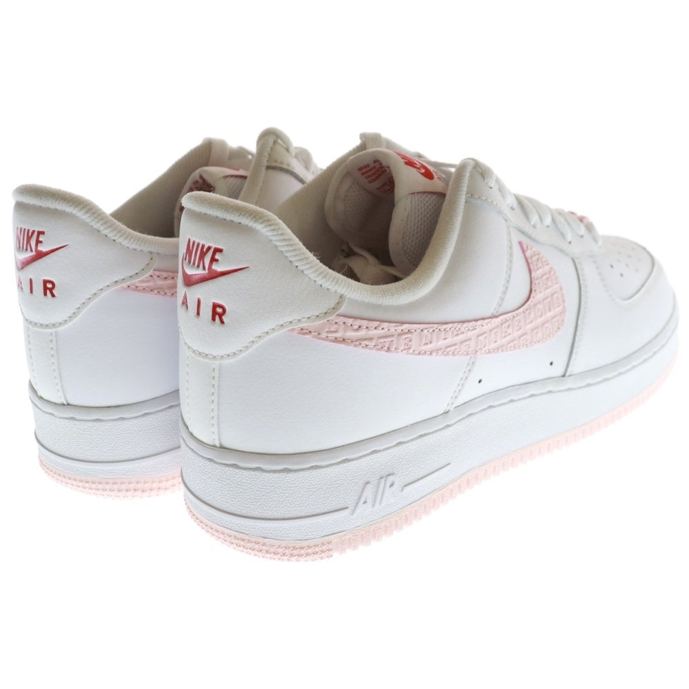 NIKE(ナイキ) AIR FORCE 1 07 Valentine Day エアフォース1 バレンタイン デイ ローカットスニーカー ホワイト/ピンク US10/28cm DR0144-100