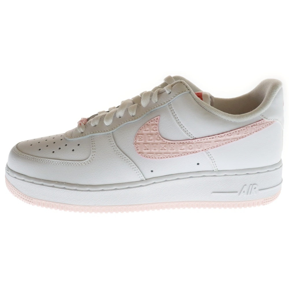 NIKE(ナイキ) AIR FORCE 1 07 Valentine Day エアフォース1 バレンタイン デイ ローカットスニーカー ホワイト/ピンク US9/27cm DR0144-100
