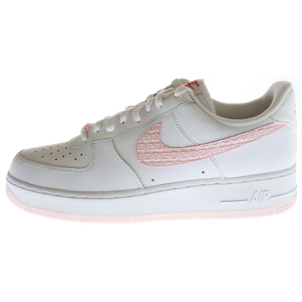 NIKE(ナイキ) AIR FORCE 1 07 Valentine Day エアフォース1 バレンタイン デイ ローカットスニーカー ホワイト/ピンク US9.5/27.5cm DR0144-100