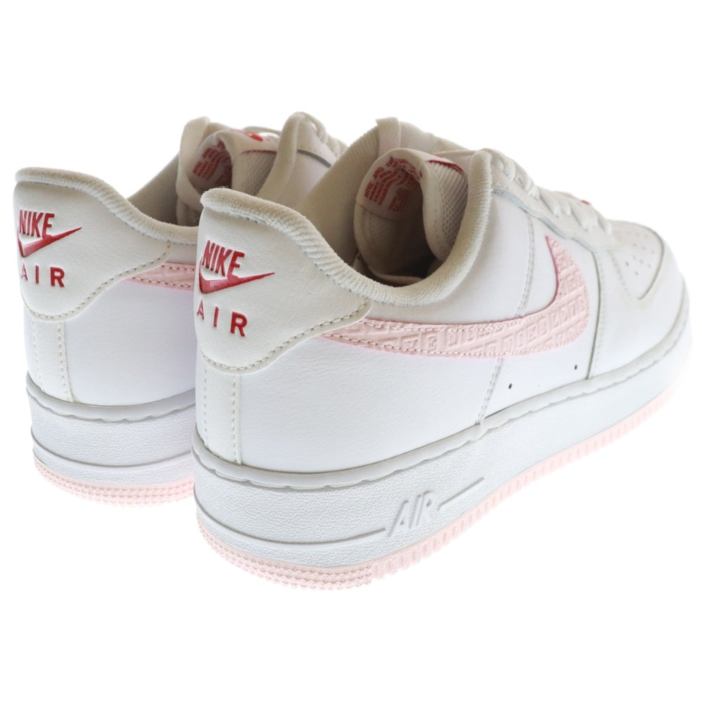 NIKE(ナイキ) AIR FORCE 1 07 Valentine Day エアフォース1 バレンタイン デイ ローカットスニーカー ホワイト/ピンク US9.5/27.5cm DR0144-100