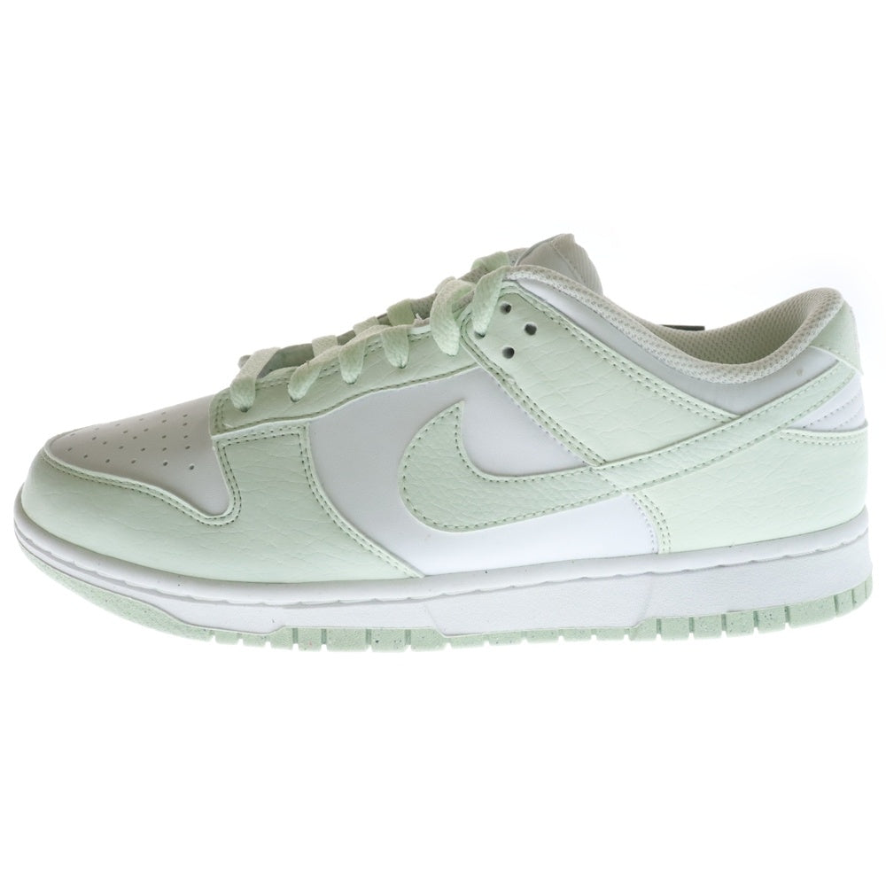 NIKE(ナイキ) WMNS DUNK LOW NEXT NATURE ウィメンズ ダンク ネクストネイチャー ローカットスニーカー ホワイト/ライトグリーン US9.5/26.5cm DN1431-102