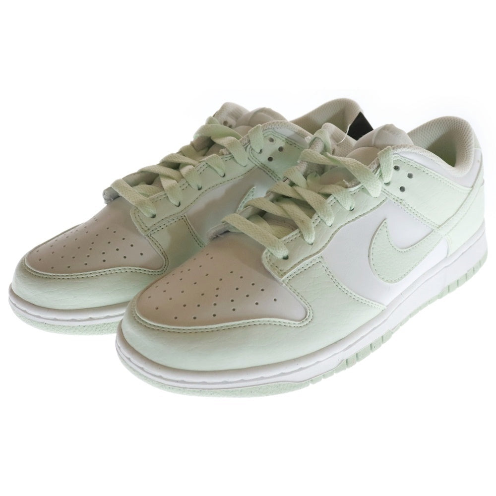 NIKE(ナイキ) WMNS DUNK LOW NEXT NATURE ウィメンズ ダンク ネクストネイチャー ローカットスニーカー ホワイト/ライトグリーン US9.5/26.5cm DN1431-102