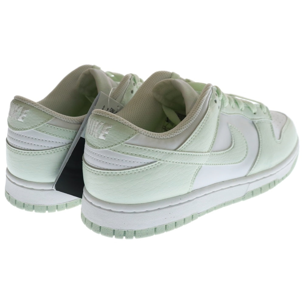 NIKE(ナイキ) WMNS DUNK LOW NEXT NATURE ウィメンズ ダンク ネクストネイチャー ローカットスニーカー ホワイト/ライトグリーン US9.5/26.5cm DN1431-102