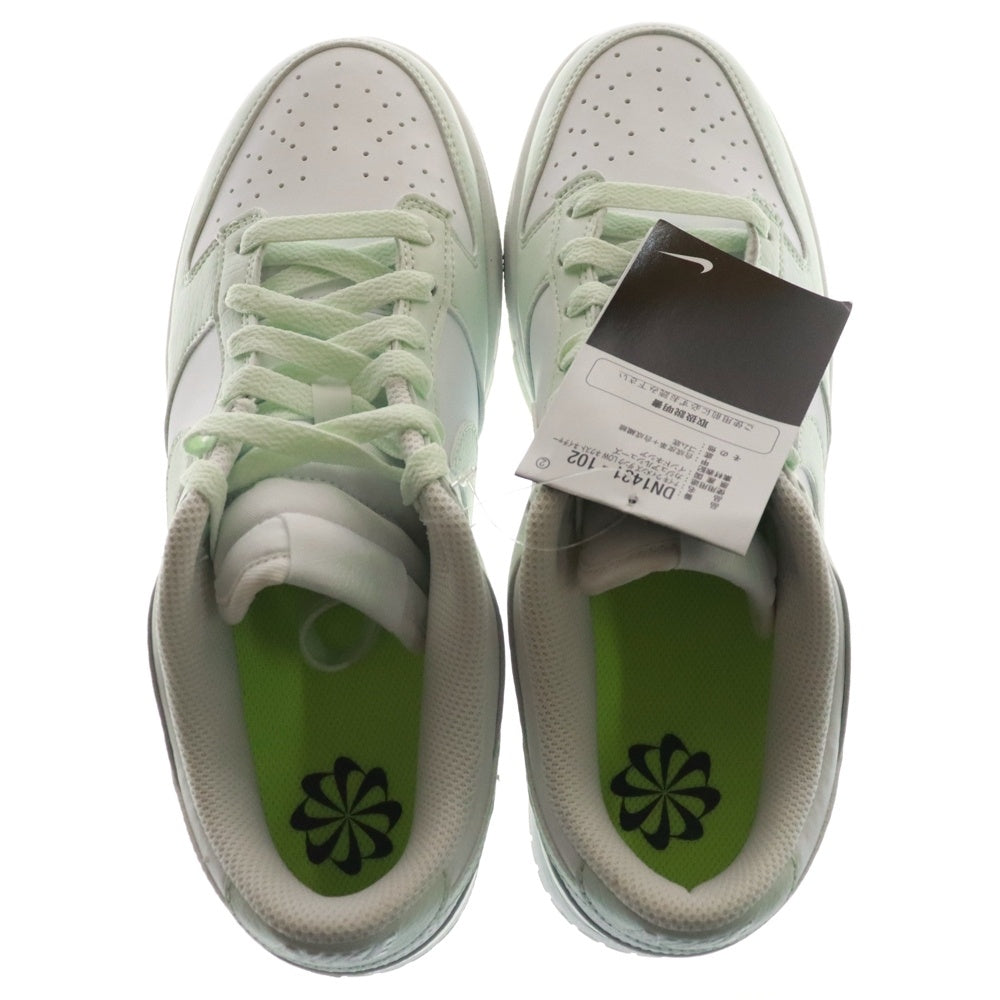 NIKE(ナイキ) WMNS DUNK LOW NEXT NATURE ウィメンズ ダンク ネクストネイチャー ローカットスニーカー ホワイト/ライトグリーン US9.5/26.5cm DN1431-102