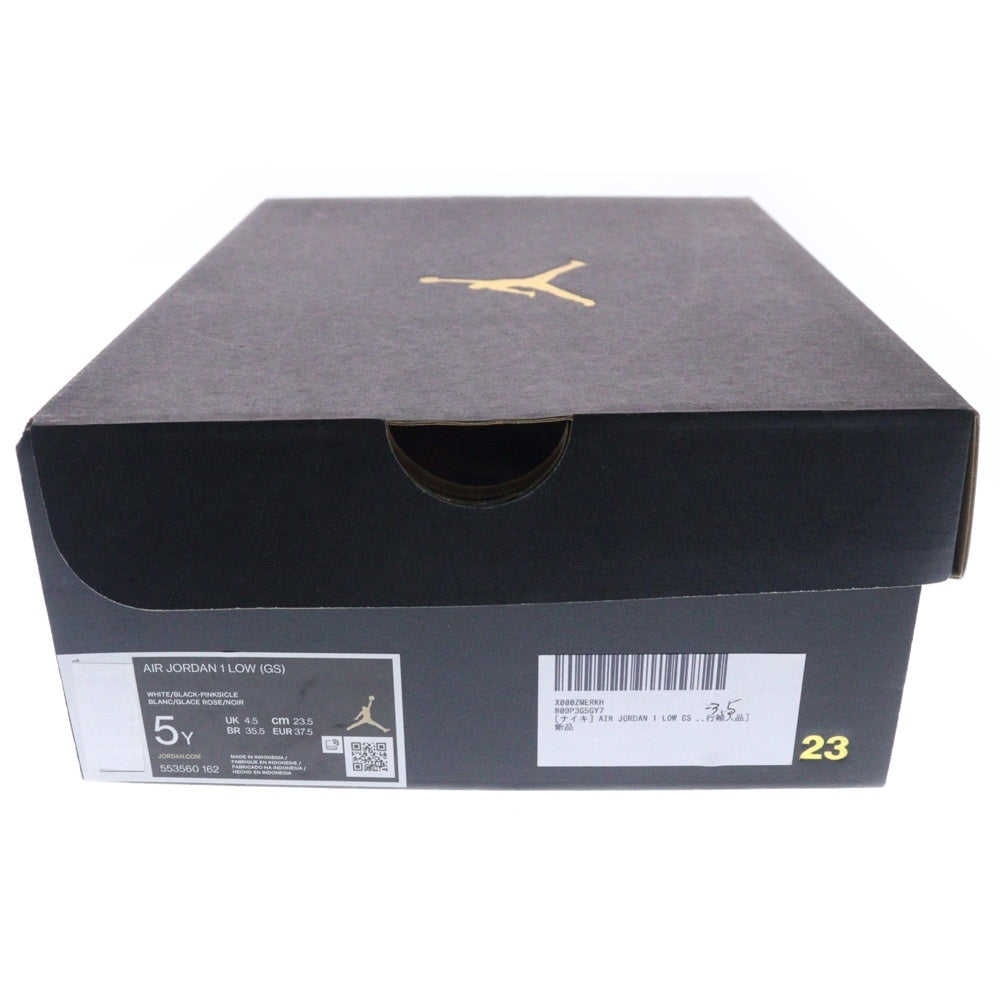 NIKE(ナイキ) GS AIR JORDAN 1 LOW エアジョーダン1 ローカットスニーカー レディース ピンク/ホワイト US5Y/23.5cm 553560-162