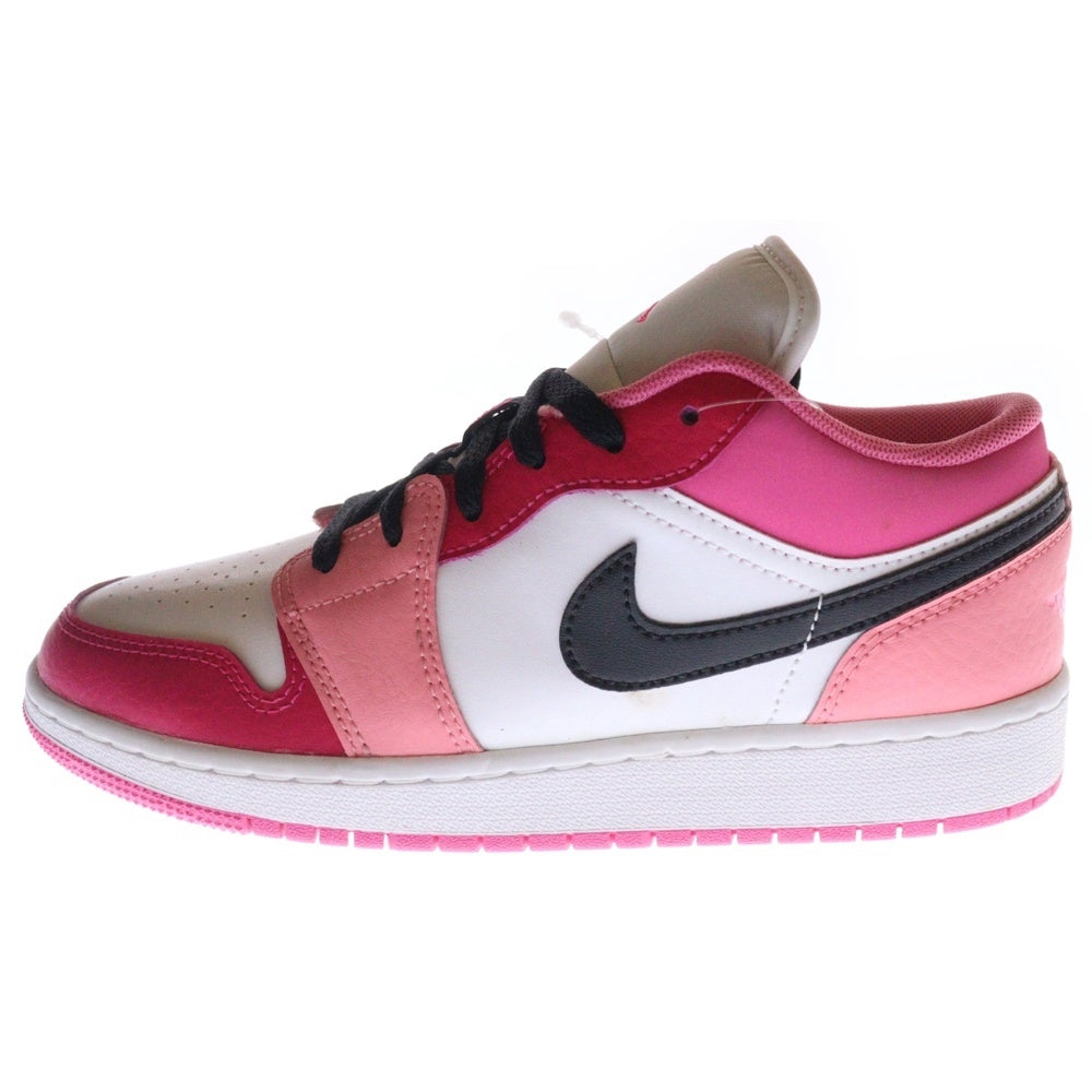 NIKE(ナイキ) GS AIR JORDAN 1 LOW エアジョーダン1 ローカットスニーカー レディース ピンク/ホワイト US5Y/23.5cm 553560-162
