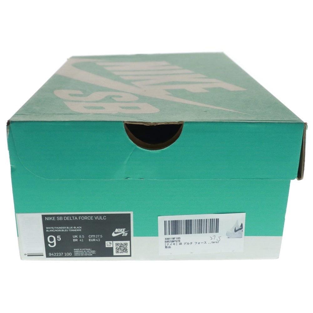 NIKE SB(ナイキエスビー) DELTA FORCE VULC デルタ フォース ローカットスニーカー ホワイト/グレー US9.5/27.5cm 942237-100