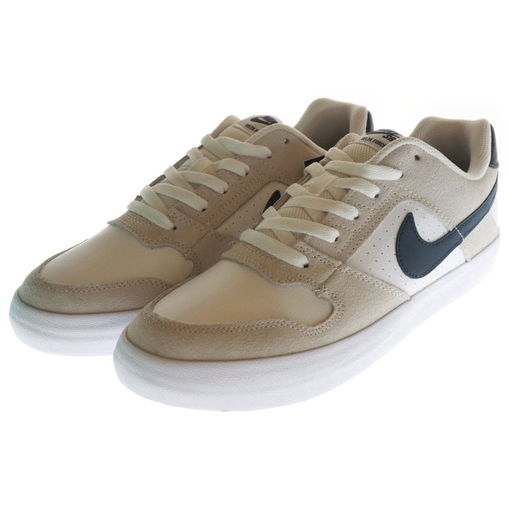NIKE SB(ナイキエスビー) DELTA FORCE VULC デルタ フォース ローカットスニーカー ホワイト/グレー US9.5/27.5cm 942237-100