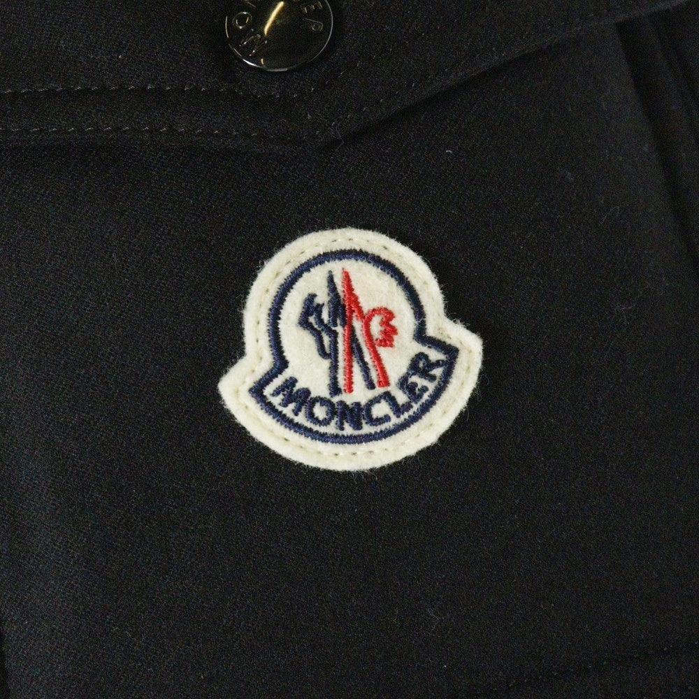 MONCLER(モンクレール) 23AW MONTGENEVRE モンジュネーブル ウール ナイロン ジップアップ ダウンジャケット ブラック I120911A53700 54272