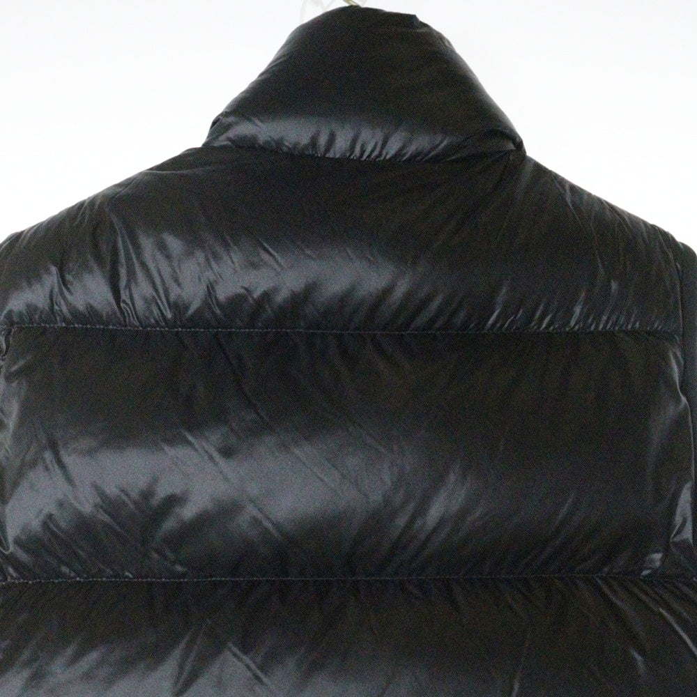 MONCLER(モンクレール) 24AW SUMIDO スミド ジレ バイカラー ジップアップ ナイロンダウン ベスト ブラック/ブルー J20911A00189595GJ