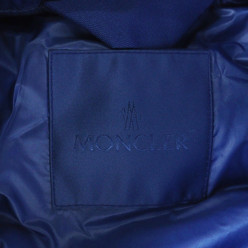 MONCLER(モンクレール) 24AW SUMIDO スミド ジレ バイカラー ジップアップ ナイロンダウン ベスト ブラック/ブルー J20911A00189595GJ