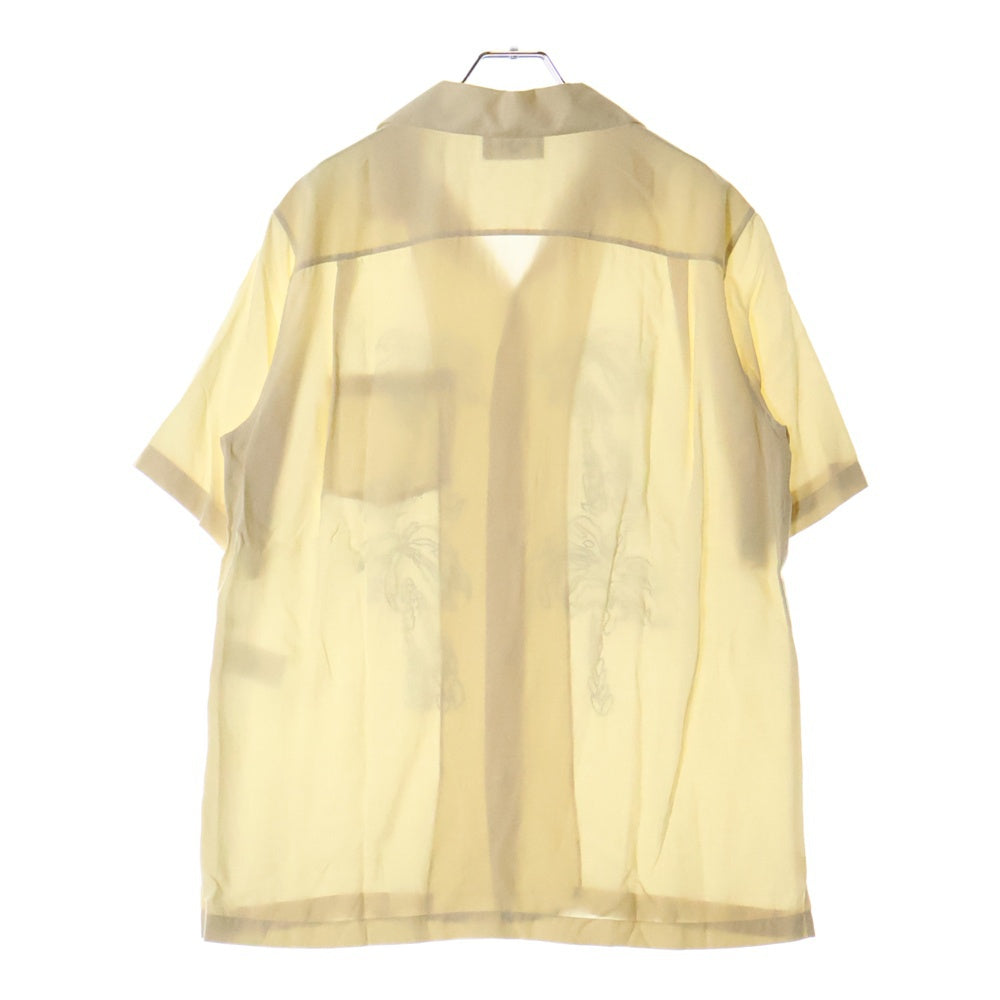 CELINE(セリーヌ) 23SS Embroidered Hawaiian Shirt in Viscose レーヨン エンブロイダリー ハワイアン 半袖シャツ ベージュ 2C947852C