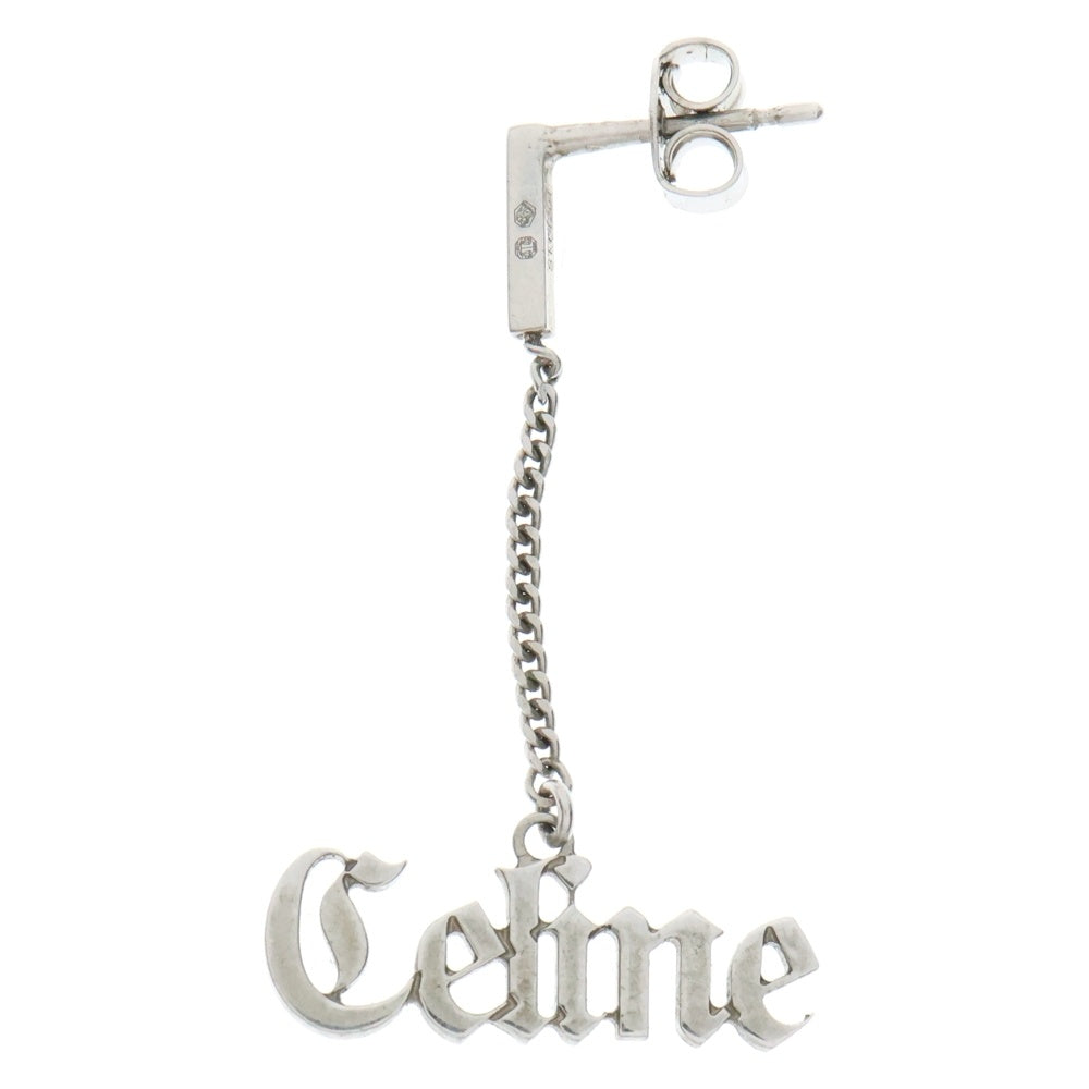 CELINE(セリーヌ) ゴシックロゴ シルバーピアス