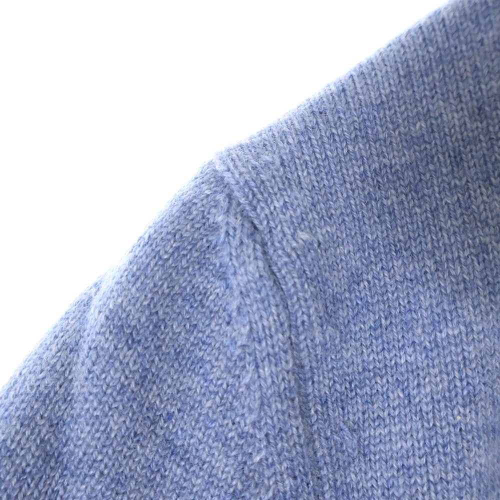 CELINE(セリーヌ) クルーネックカシミア ニットセーター ブルー 3ZD7207O