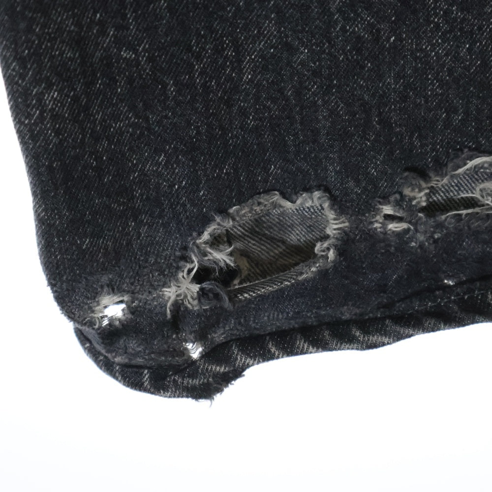 CELINE(セリーヌ) 22SS ELEPHANT JEANS フレアレッグ ジーンズ バギーデニムパンツ ブラック 2N644573Q
