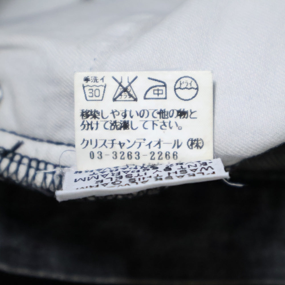 DIOR(ディオール) 04AW エディ期 ボタンフライ デニムパンツ ブラック 4HH1012674