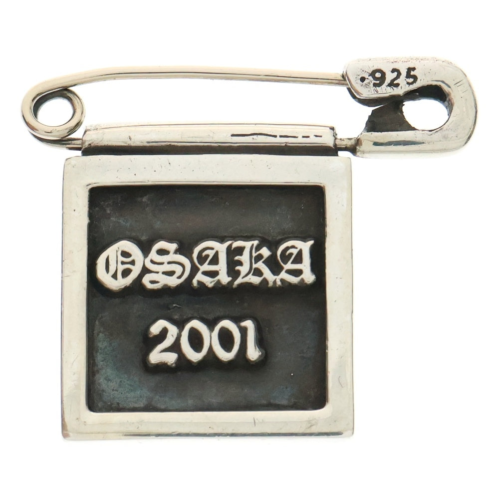 CHROME HEARTS(クロムハーツ) SAFETY PIN FRMD セーフティピンピンバッチ 大阪限定 シルバーネックレストップ シルバー