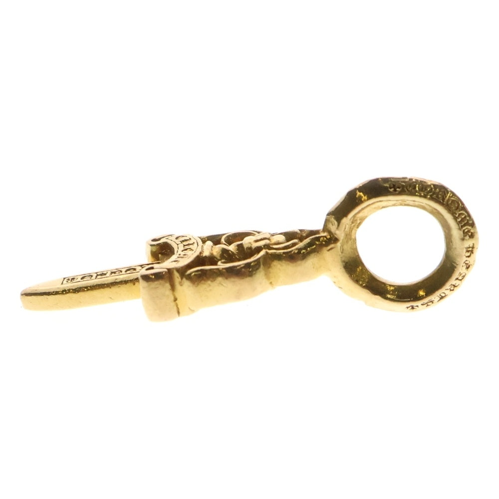 CHROME HEARTS(クロムハーツ) 22K STACK DAGGER V2 ダガースタックチャーム ゴールドネックレストップ