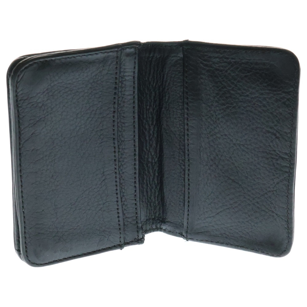 CHROME HEARTS(クロムハーツ) CRD CSE3PKTWDV1 アーチロゴプレート3ポケットレザーカードケース ブラック
