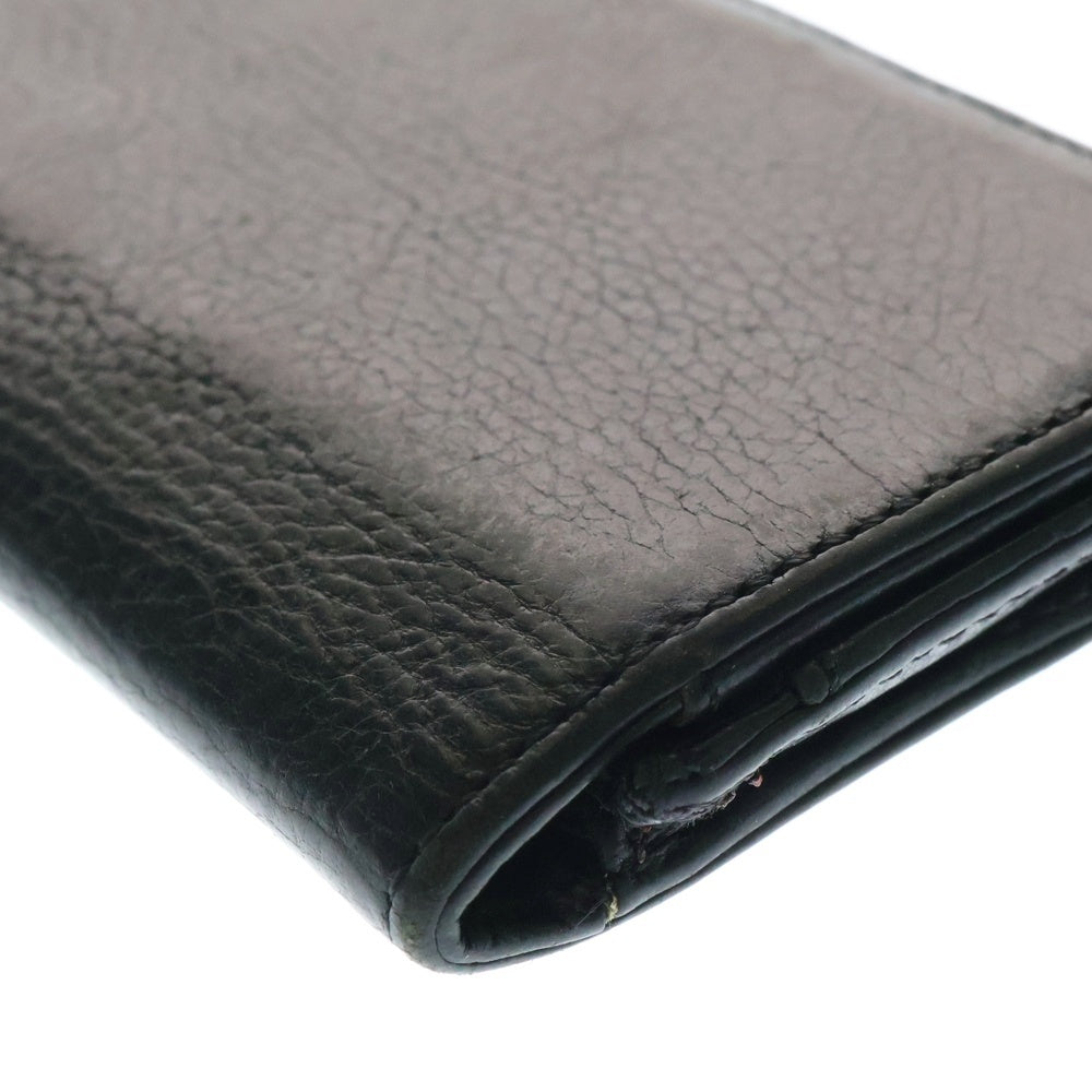 CHROME HEARTS(クロムハーツ) CRD CSE3PKTWDV1 アーチロゴプレート3ポケットレザーカードケース ブラック