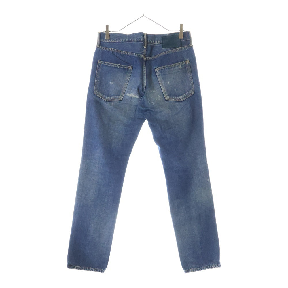 VISVIM(ヴィスヴィム) 14AW SOCIAL SCULPTURE 04 DAMAGED-5 ソーシャル スカルプチャー ダメージ加工 デニムパンツ インディゴ 0114205005016