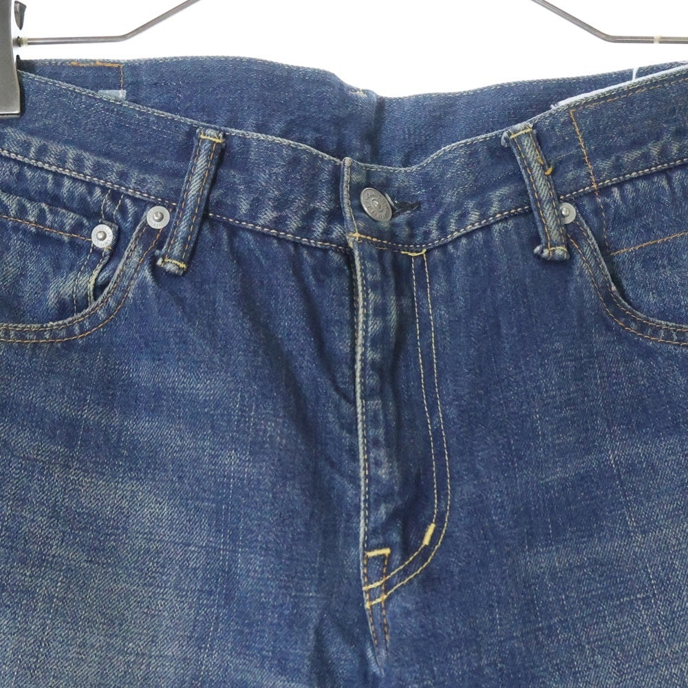 VISVIM(ヴィスヴィム) 14AW SOCIAL SCULPTURE 04 DAMAGED-5 ソーシャル スカルプチャー ダメージ加工 デニムパンツ インディゴ 0114205005016