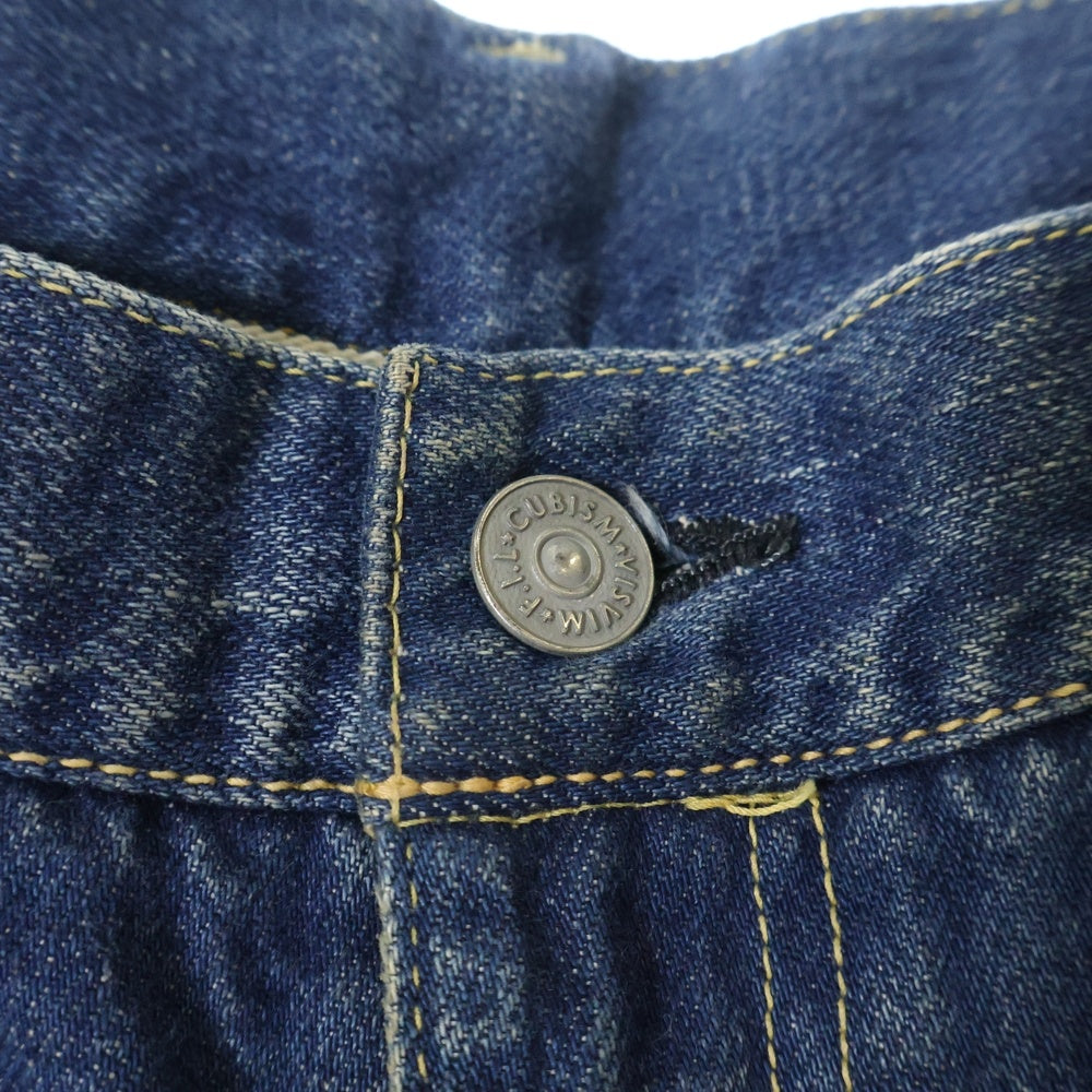 VISVIM(ヴィスヴィム) 14AW SOCIAL SCULPTURE 04 DAMAGED-5 ソーシャル スカルプチャー ダメージ加工 デニムパンツ インディゴ 0114205005016