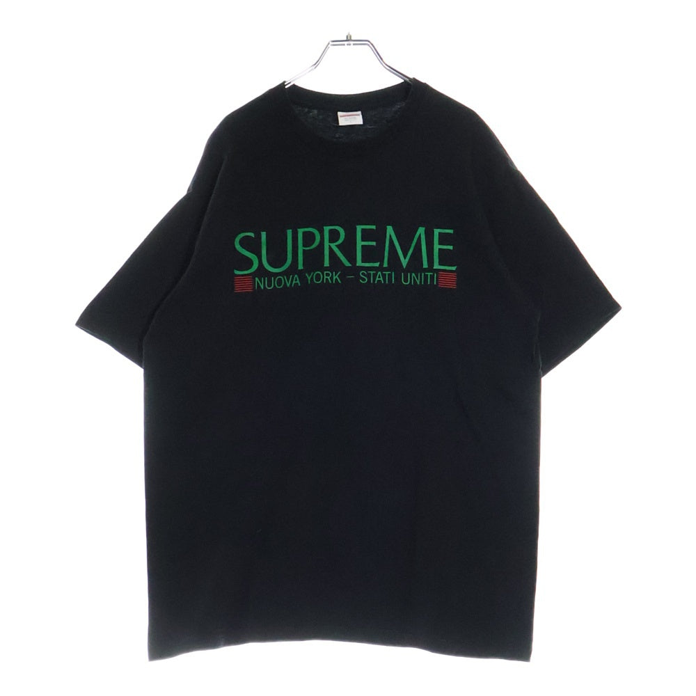 SUPREME(シュプリーム) 20AW Nuova York Tee ヌオバ ヨーク 半袖カットソー Tシャツ ブラック