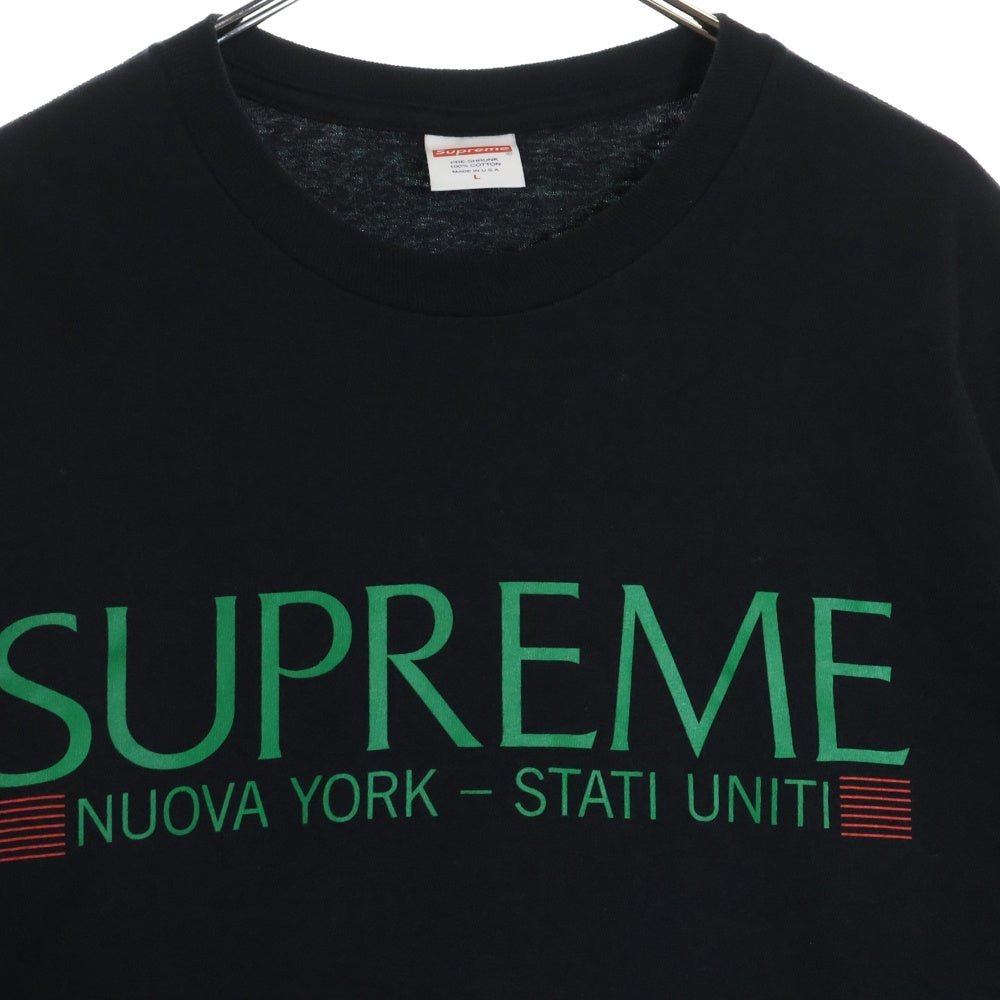 SUPREME(シュプリーム) 20AW Nuova York Tee ヌオバ ヨーク 半袖カットソー Tシャツ ブラック