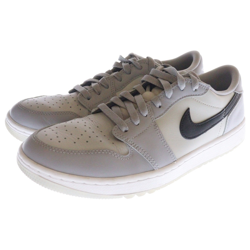 NIKE(ナイキ) AIR JORDAN 1 LOW GOLF エア ジョーダン 1 ロー ゴルフ ローカットスニーカー グレー/ホワイト US10/28cm DD9315-002