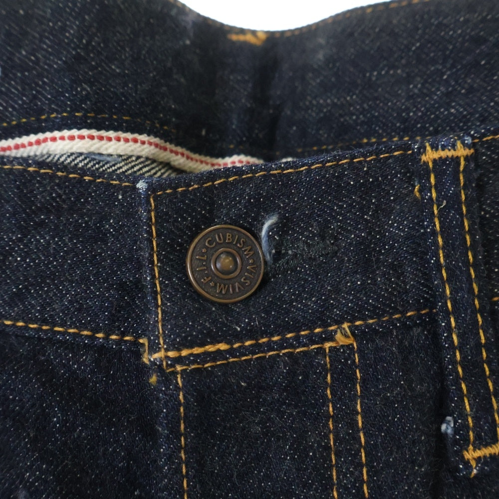 VISVIM(ヴィスヴィム) 23SS SOCIAL SCULPTURE 01 RAW MUD OD ソーシャル スカルプチャー マッド デニムパンツ インディゴ 0123105005007