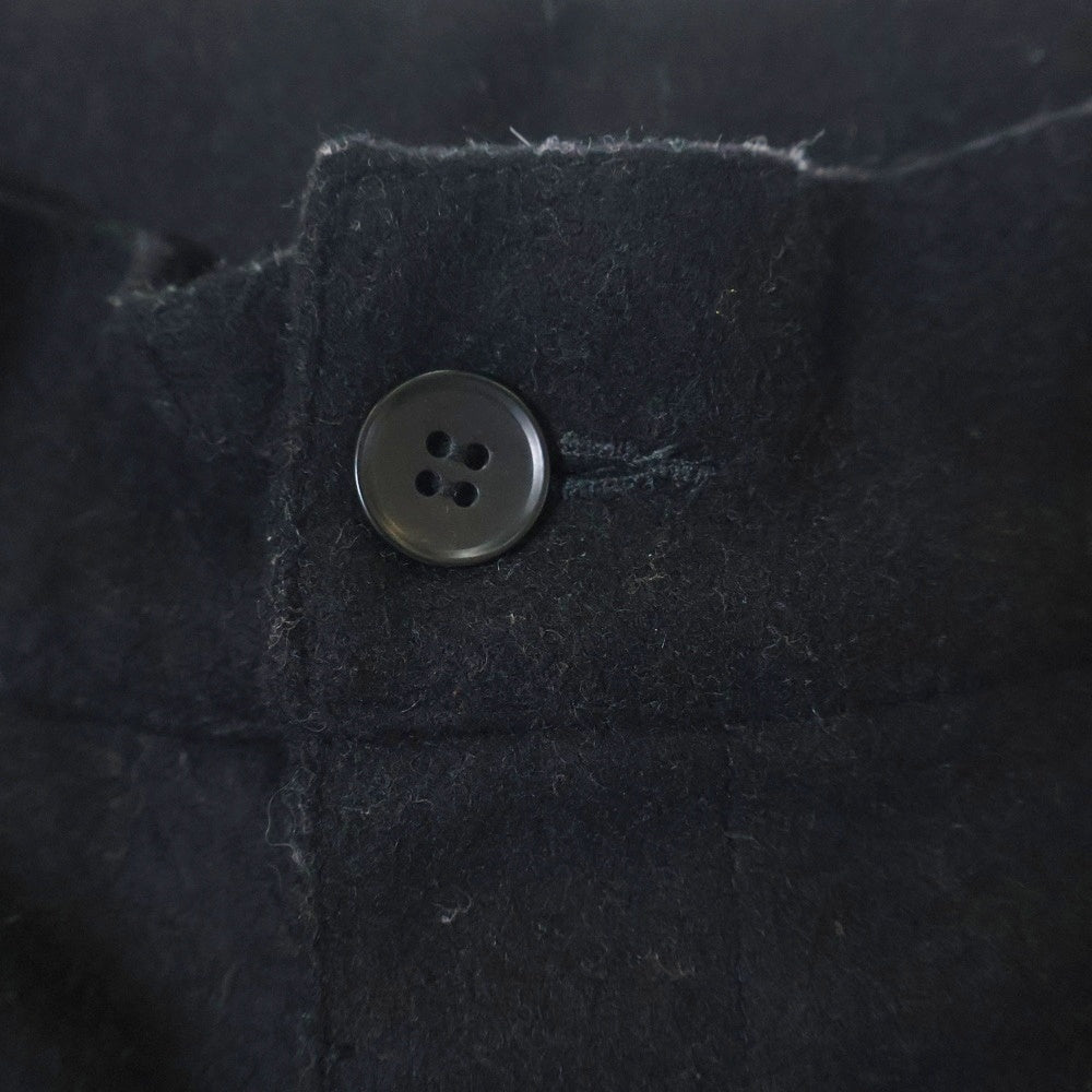 WIND AND SEA(ウィンダンシー) ×Johnson ロゴ刺繍 ウール ストレートパンツ ブラック WDS-O-JWM-23-Q2-05