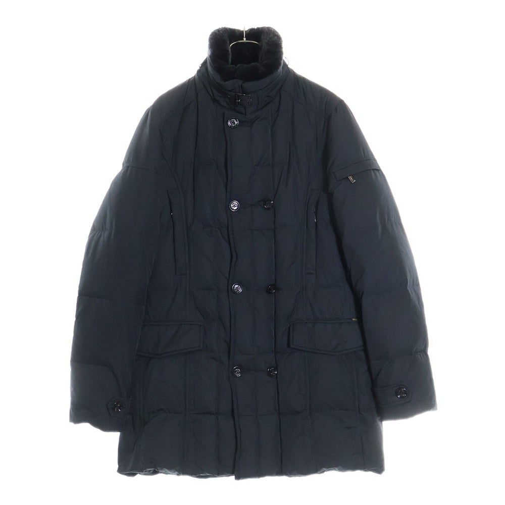MOORER(ムーレー) MORRIS KM モーリス ファー ダウン ジャケット ブラック