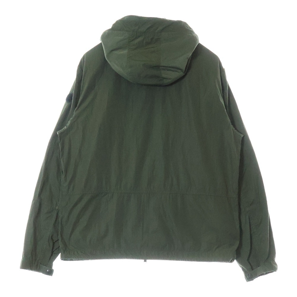 MONCLER(モンクレール) 20SS SCIE GIUBBOTTO ロゴ刺繍 フーデッド ジップアップ ナイロンジャケット カーキ F10911A70060 53705
